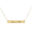 Halsketting met gravure