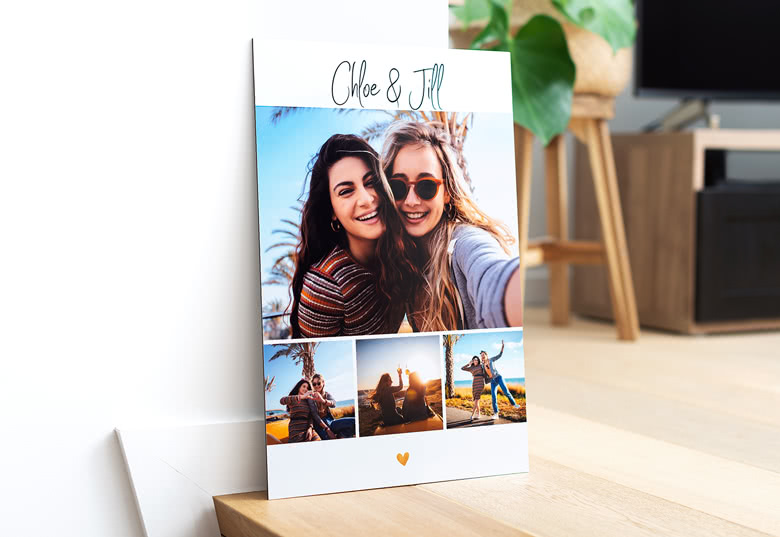 Poster op aluminium (30x20 cm)