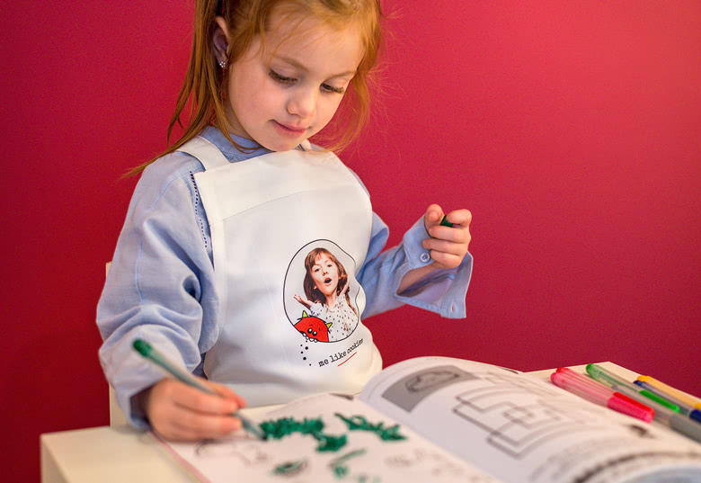 Schort (kinderen, rood)