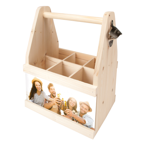 Bierdrager met eigen foto